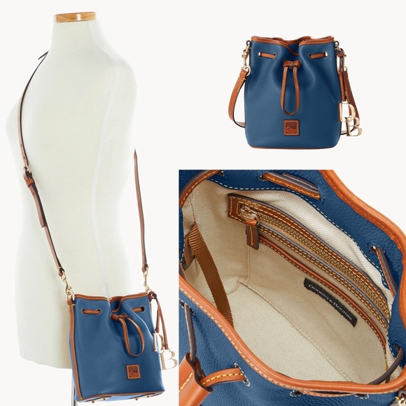 NWT Dooney & Bourke Small Drawstring Bag • Jeans - Picture 16 of 16